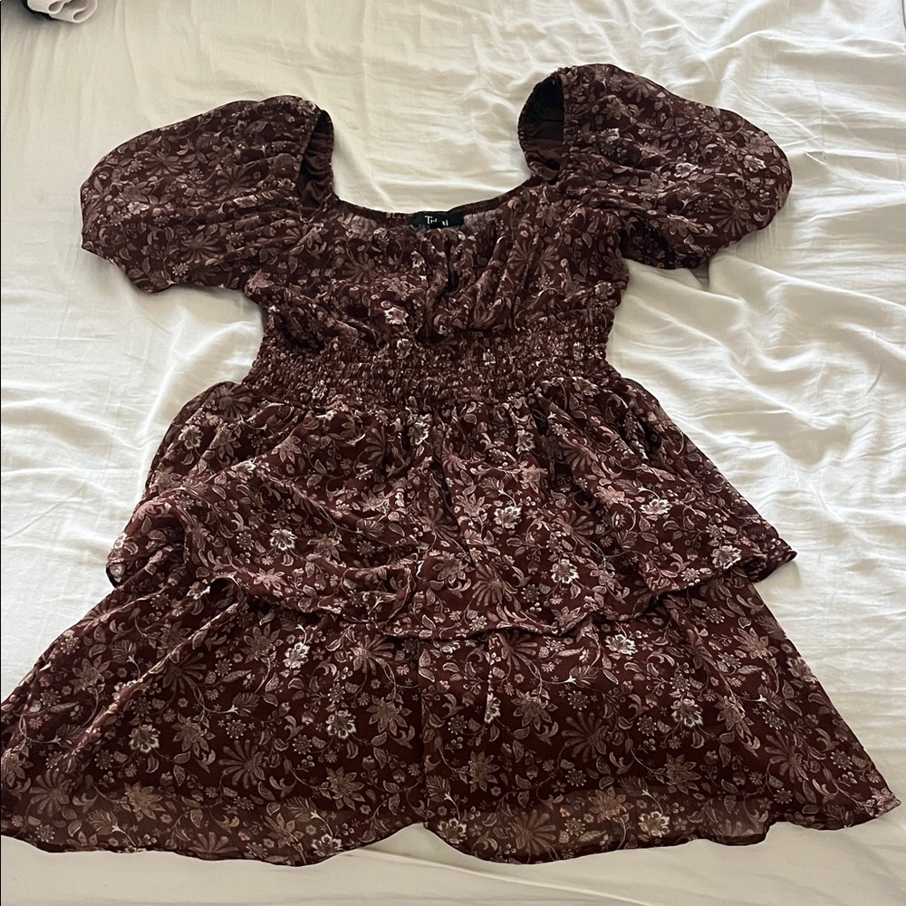 Floral Puff Sleeve Dress
